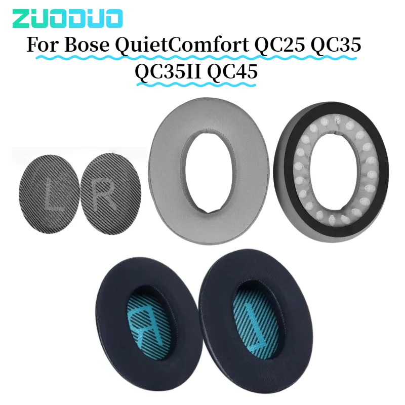

Replacement Ear Pads Cups Earpad Memory Foam Cushions For Bose QuietComfort QC25 QC35 QC35II QC45 Headphones Headset Cooling Gel