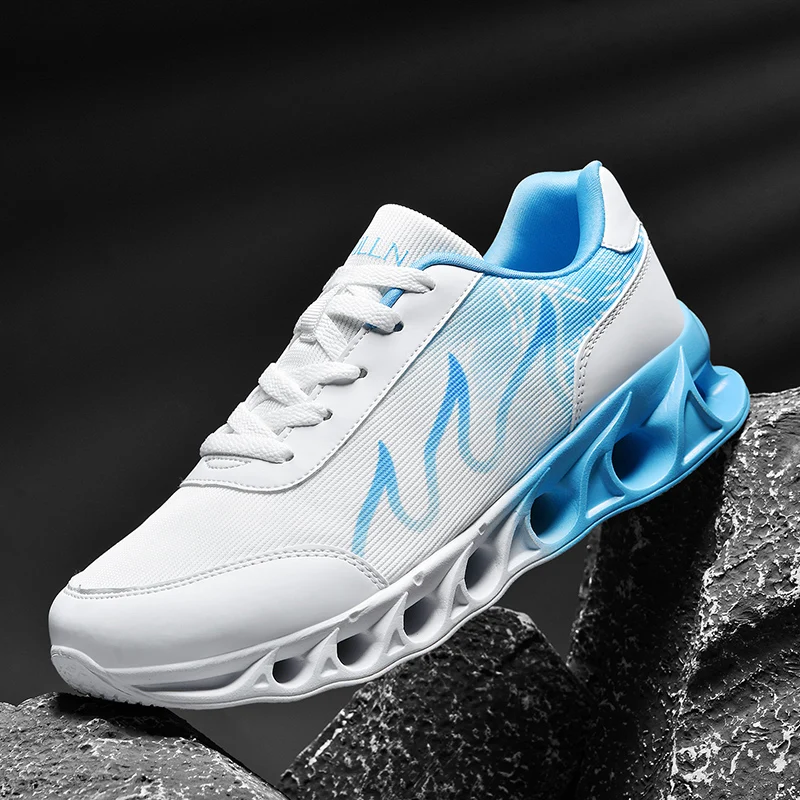 

YRZL Slip On Sneakers for Men Lightweight Walking Shoes Non Slip Comfortable Gym Training Slip On Casual Sport Breathable Shoes