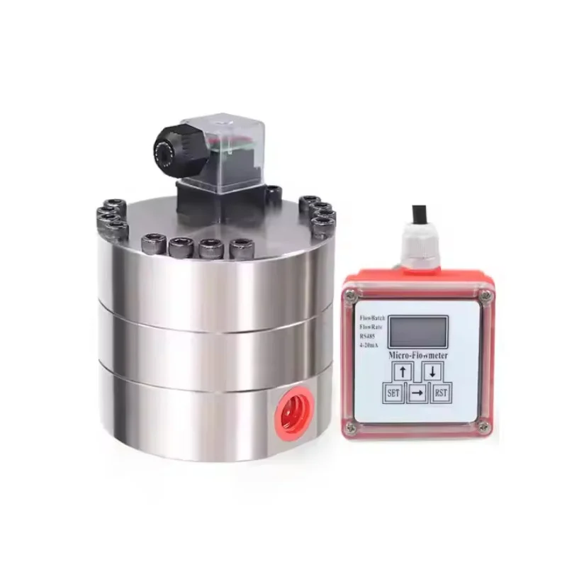 Fully automatic dosing device equipment micro oval gear flowmeter