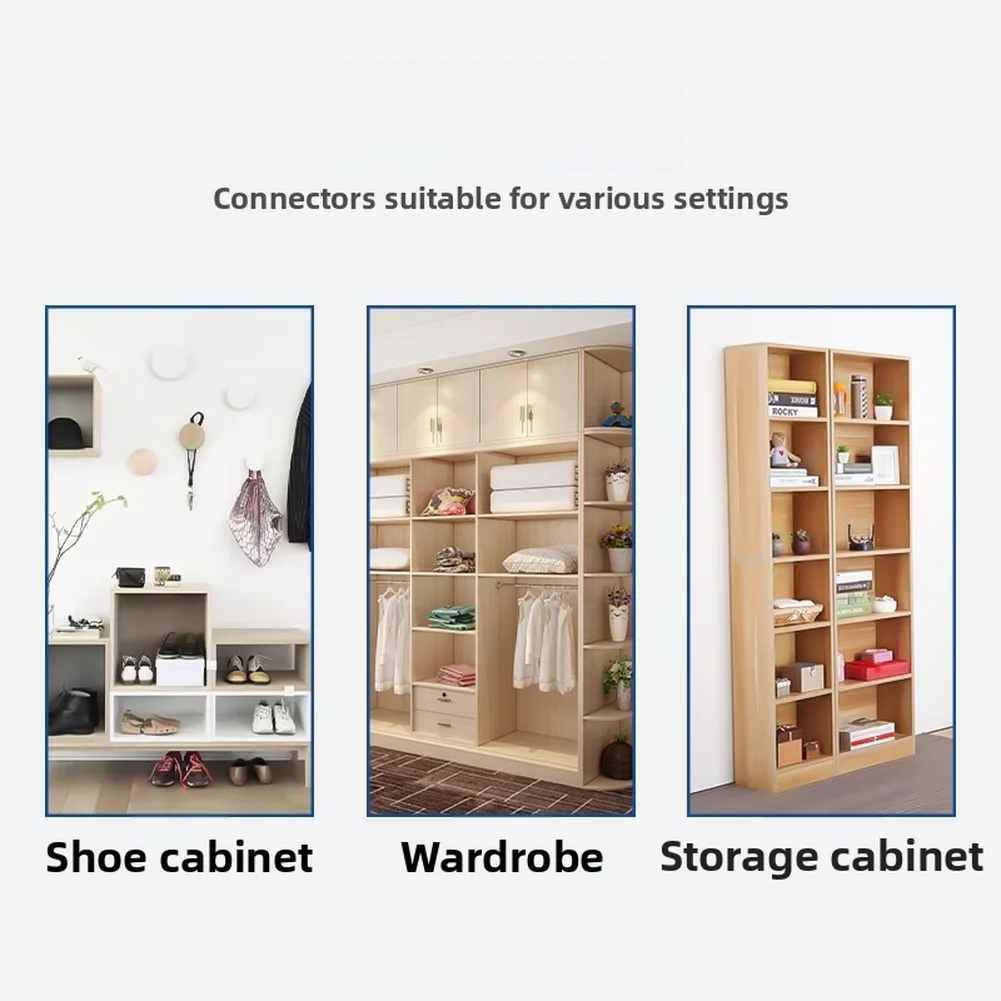 1Pc Cabinet Shelf Bracket Invisible Connector Slide Holder Shelf Support For Furniture Repairing Hardware For Home Improvement