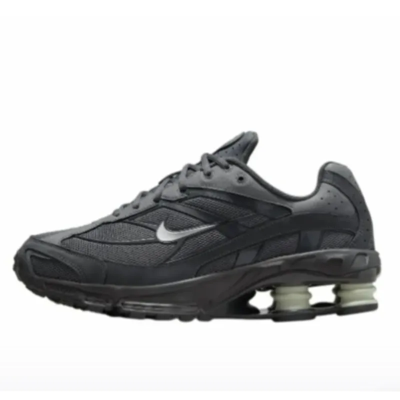 

Nike Shox Ride 2 Fabric Shock-absorbing Anti-slip Wear-resistant Fashionable Retro Casual Sports Running Shoes Black