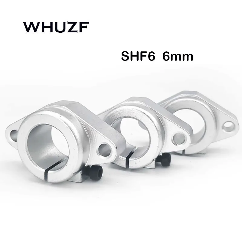 rodamientos 1PCS SHF6 Shaft Support For 6mm Linear Rod Round Shaft shf6 Support Diy Table CNC 3D Printer Winding Shape 베어링