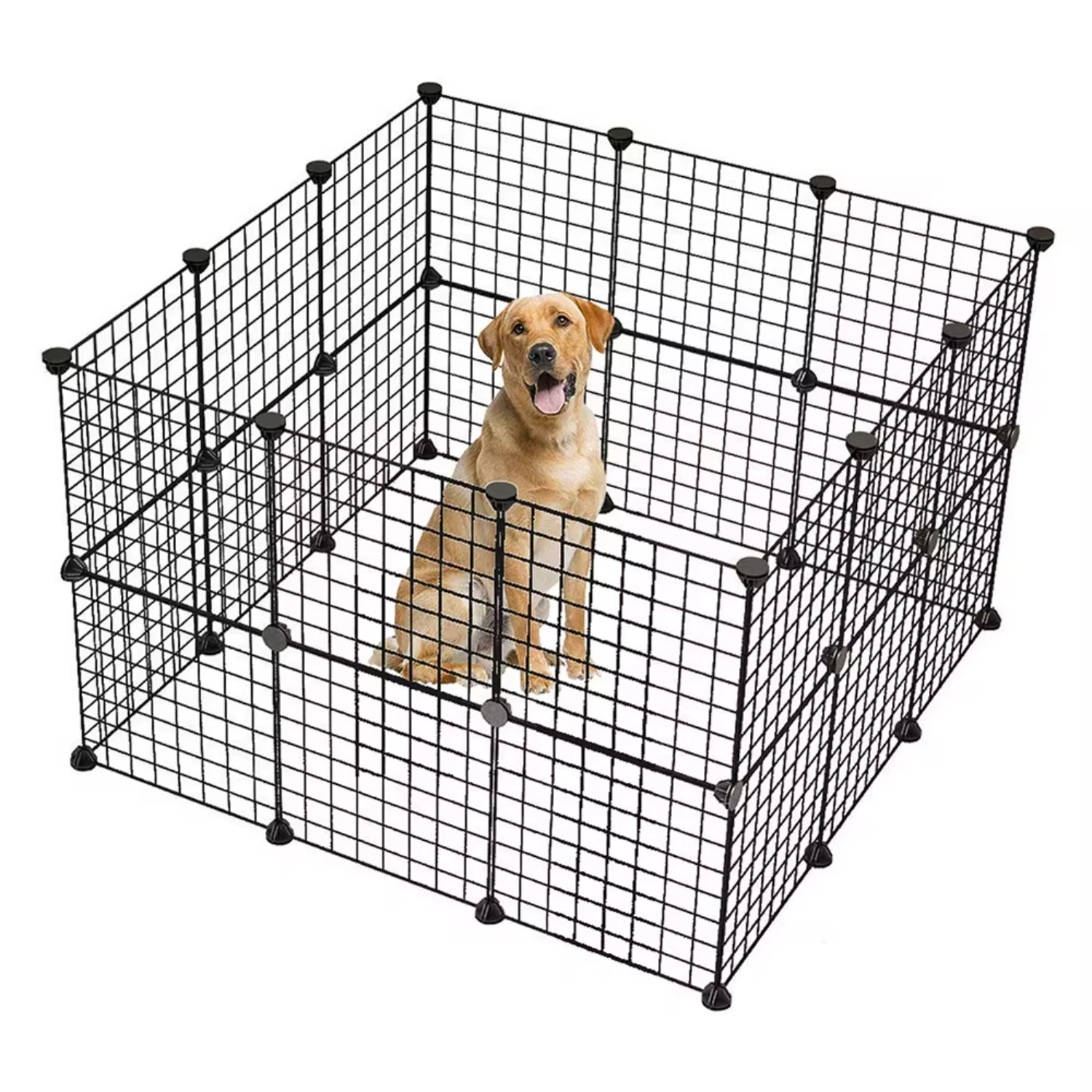 

Pet Playpen Small Animal Cage Indoor Portable Metal Wire Yard Fence Small Animal Guinea Pigs Rabbits Kennel Crate Fence Tent