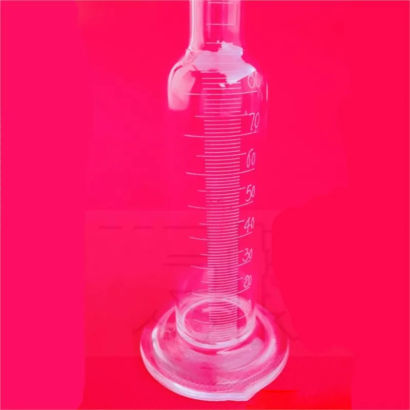 100ml different neck Laboratory Cylinder New Graduated Glass Measuring Cylinder Chemistry Laboratory Measure