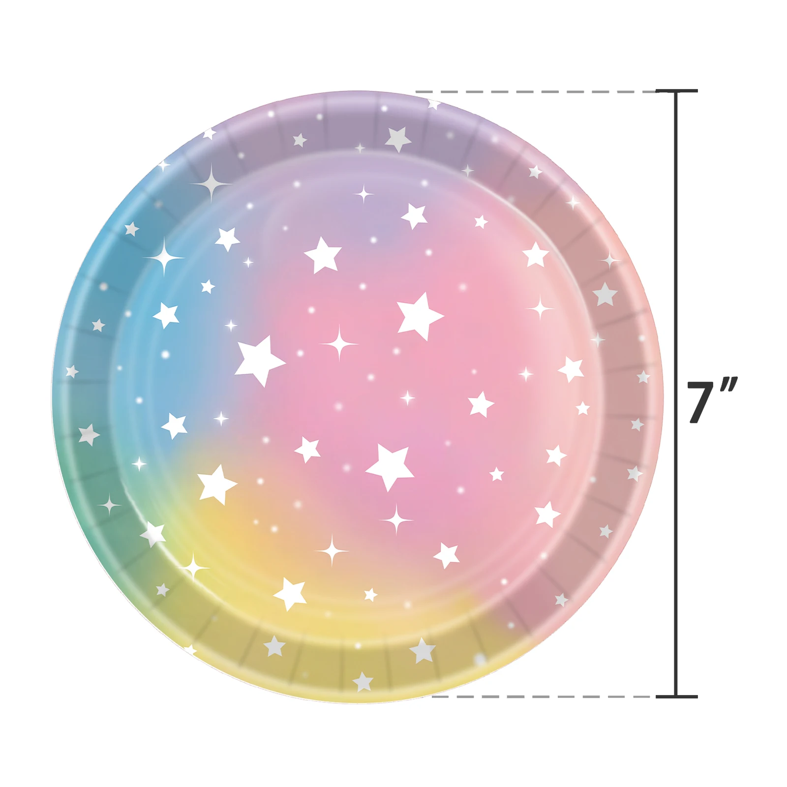 Star Macaron Theme Party Decor Tableware Set Cup Plate Napkin Tablecloth Gift Bag kids Baby Rainbow Birthday Party Supplies Home