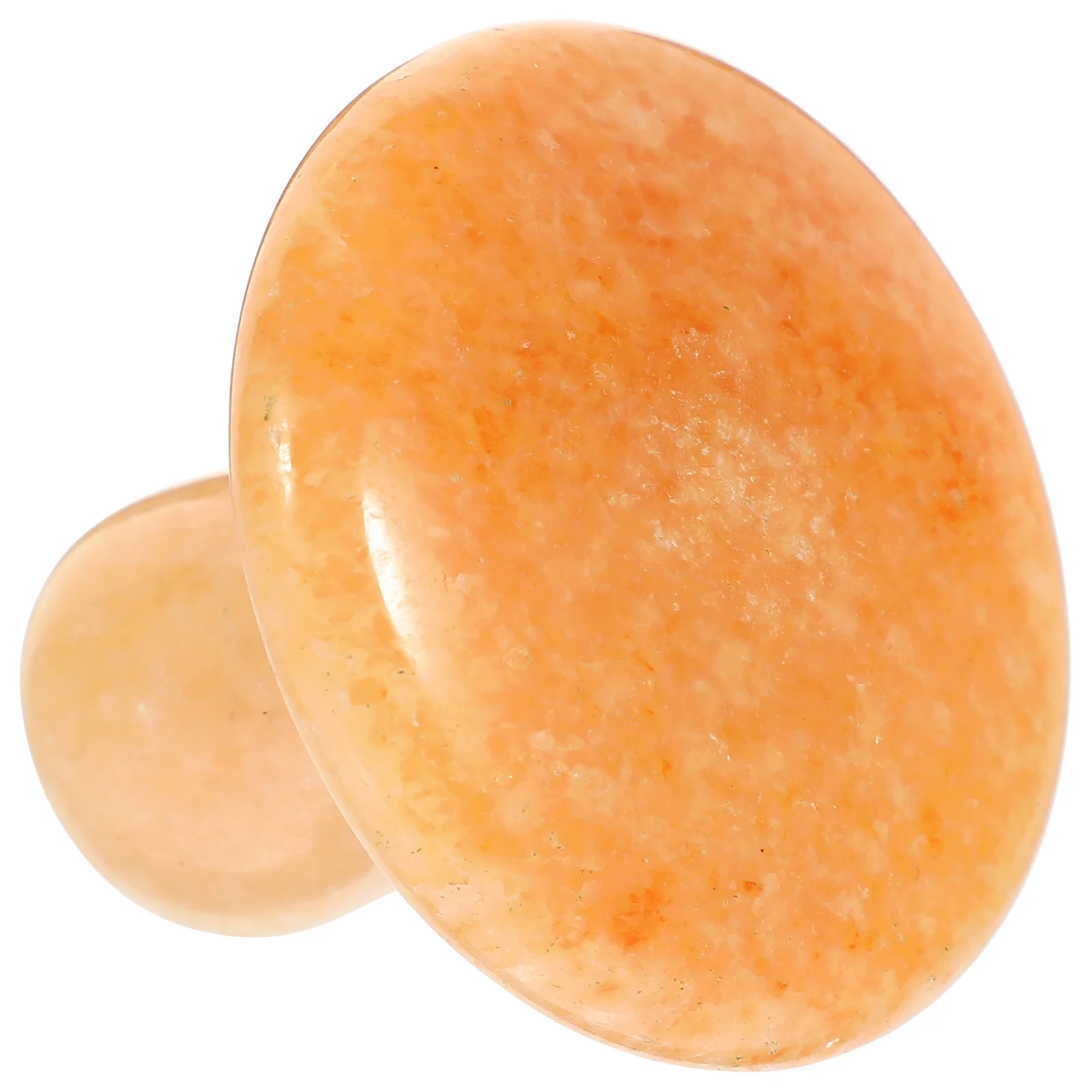 フェイスマッサージャー キノコ型の翡翠フェイスグアシャツール 自然な肌に優しいフェイシャルスクレーパー 首肩の血行促進用