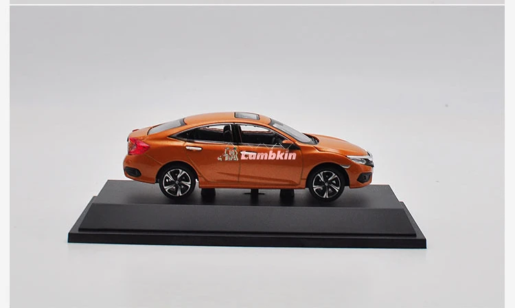 Model Decoration 1:43 Car Models For Honda Civic X 2019 Alloy Car