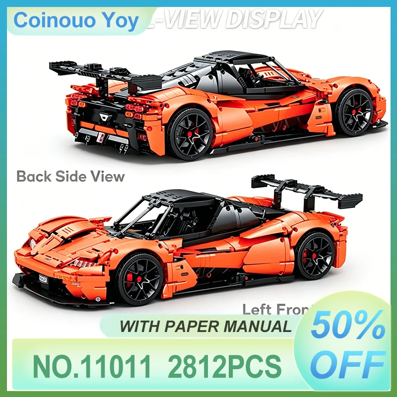 

Classic Reobrix 11011 Technical Super Sport Racing Building Blocks Model 1:8 Car Bricks DIY Toys Desk Ornament Brithday Gift Boy