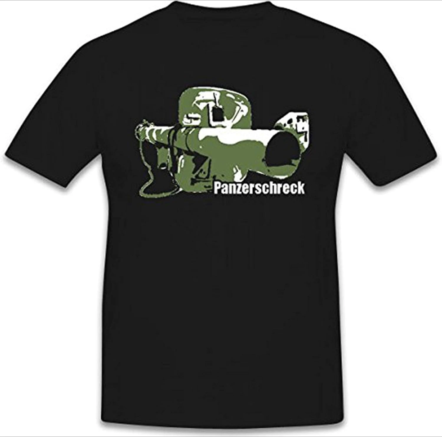 

Bait rocket tank 54Wh rocket furnace tube, World War II anti-tank tank cabinet mode, cotton O-neck short-sleeved T-shirt.