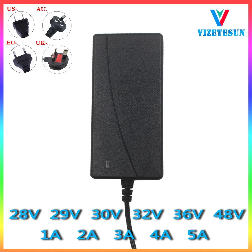 

28V 29V 30V 32V 36V 48V 1A 2A 3A 4A 5A Switching Power Adapter Charger DC 5.5*2.1mm