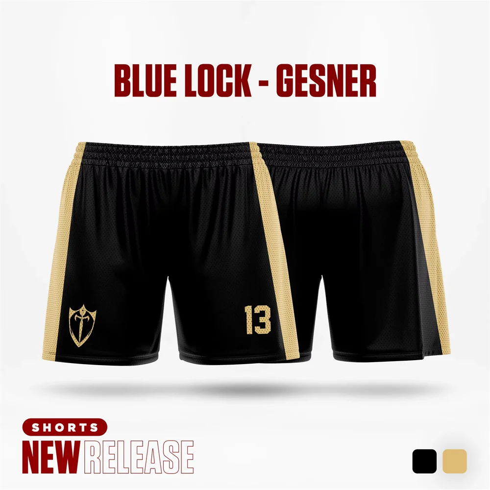 Blue Lock B. Munchen BACHMAN Men Shorts Black Cartoon Anime 11 Jersey Summer Fashion Women Unisex Short Pants Sport Kids Bottoms