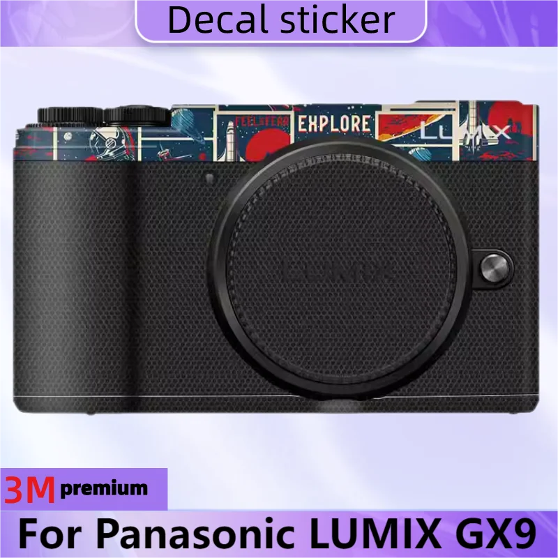 For Panasonic LUMIX GX9 Camera Sticker Protective Skin Decal Vinyl Wrap Film Anti-Scratch Protector Coat GX 9