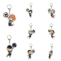 Cartoon Anime volley Boy acrilico Stand portachiavi portachiavi Race Straps portachiavi Sleutel hanger accessori ciondolo regalo