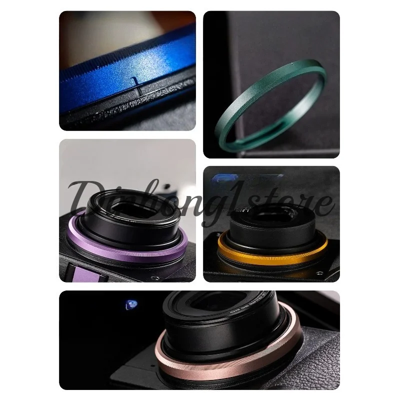 Professional Ricoh GR3 Accessory Flat Viewfinder with Metal Shell Works with GR2 GR3X 28mm & GR3 40mm Lenses