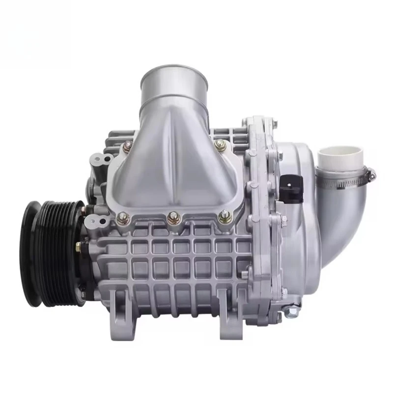 High Quality New Universal Aluminum Engine Supercharger Turbocharger Roots Blower SC14 for 2.0L-3.8L Car Engine 100% Tested 1