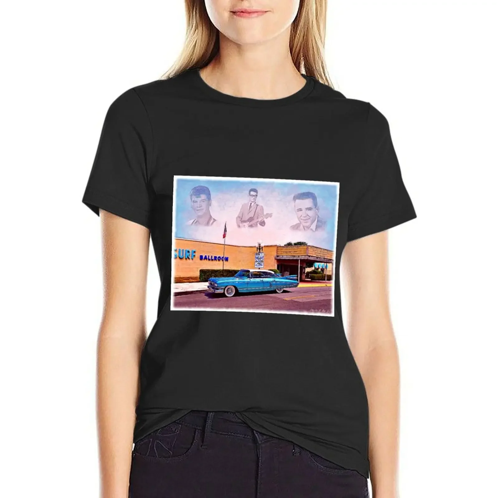 

The Day the Music Died T-Shirt quick-drying anime clothes tees Women's t-shirt
