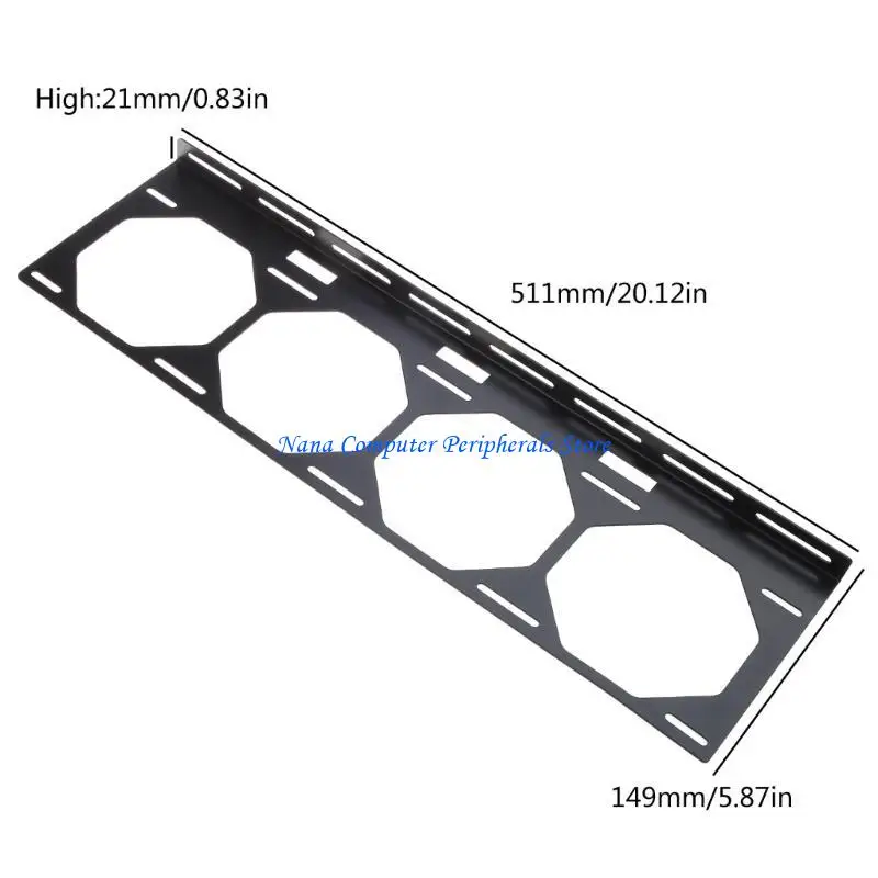 

F68C Water Liquid Heat Sink Bracket Fan Radiator Holder Water Cooler for 12/14CM Fan