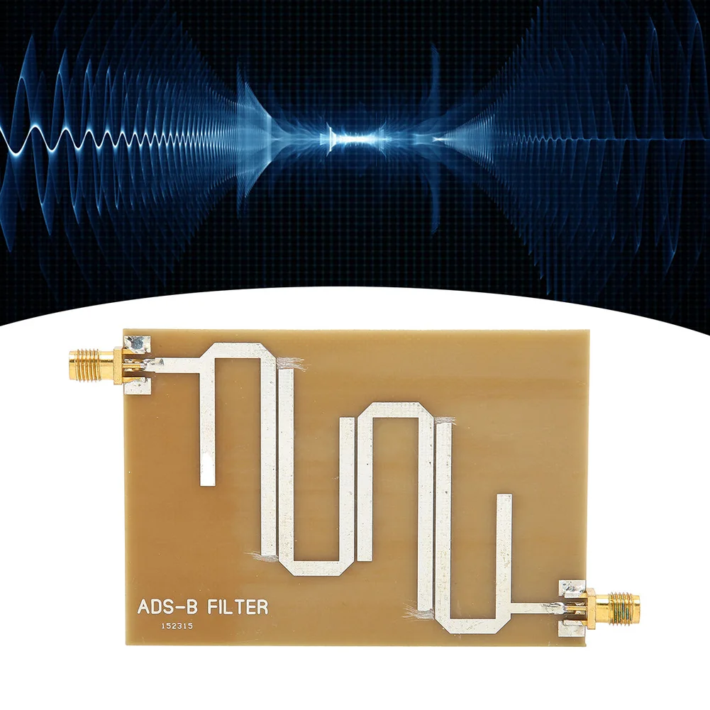 Modulo filtro scheda SMA femmina 1-1.2GHz 84.5mm x 58mm componenti ads-b filtro Microstrip circuito stampato pratico