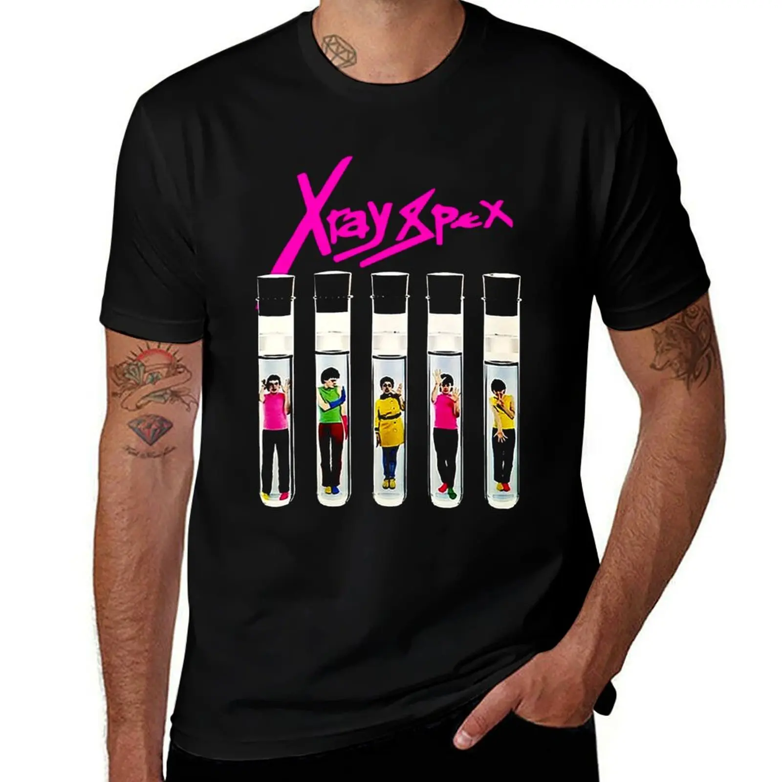 X-RAY SPEX band T-Shirt Plus Size Quick Dry Sports Tee
