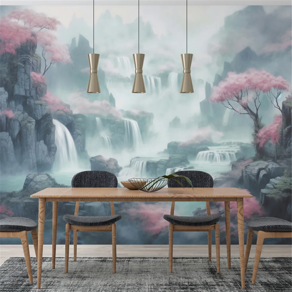 custom tree flower Murals Wallpaper 3D TV Background Large Wall Painting wallpapers for Living Room Mural floral wall stickers