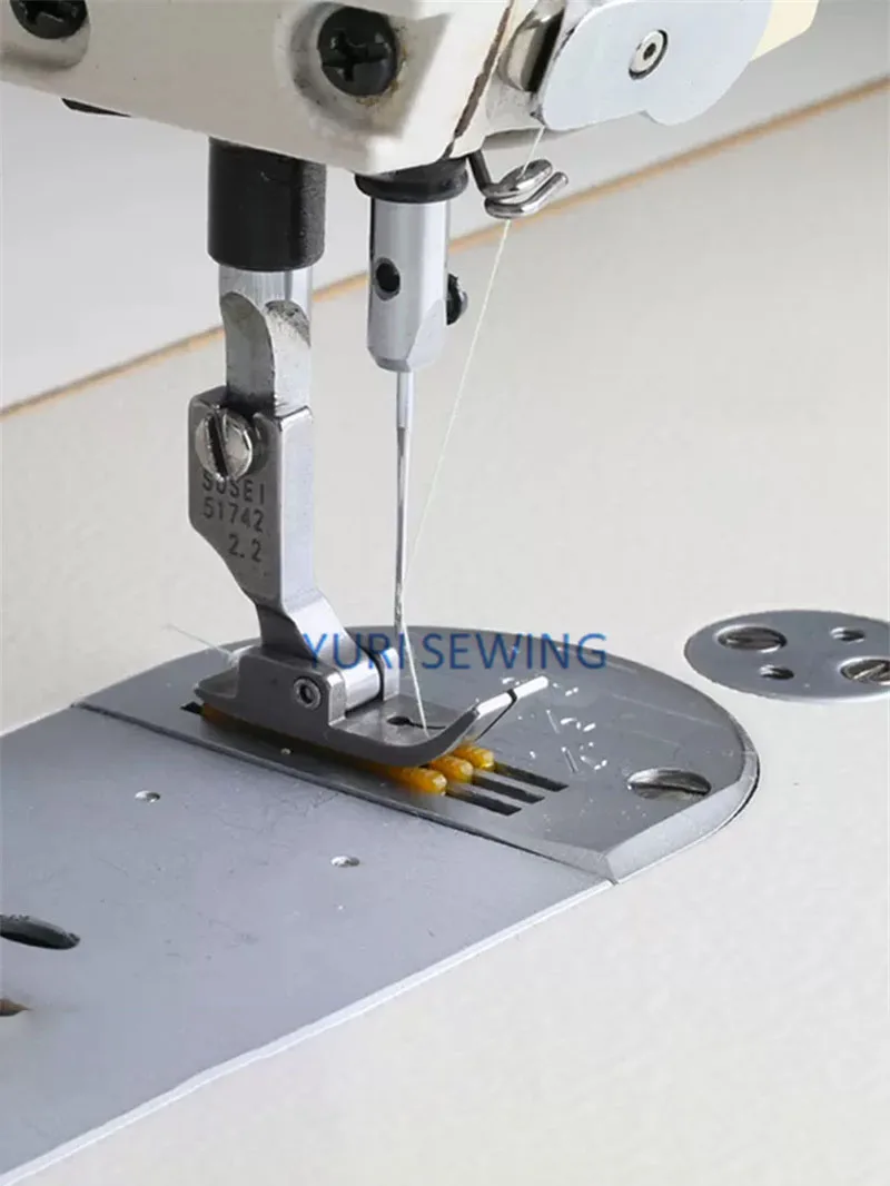 Computerized flat car, anti-jumper presser foot, knitted thin material, elastic fabric, seam smooth, special small hole needle e