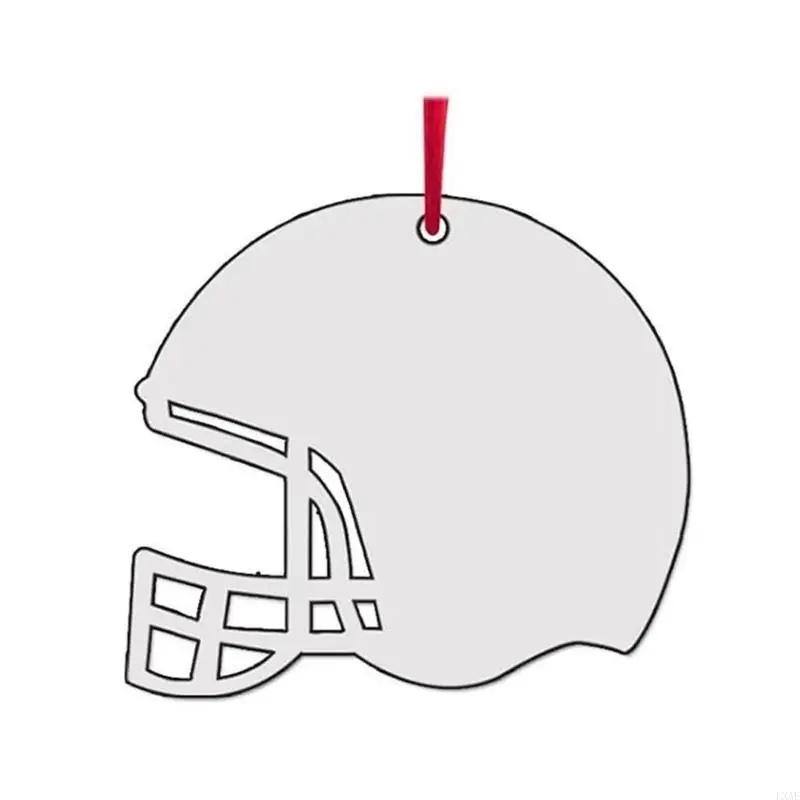 

20 Pcs Sublimation Ear Clip Unfinished DIY Heat Transfer Helmets Pendant