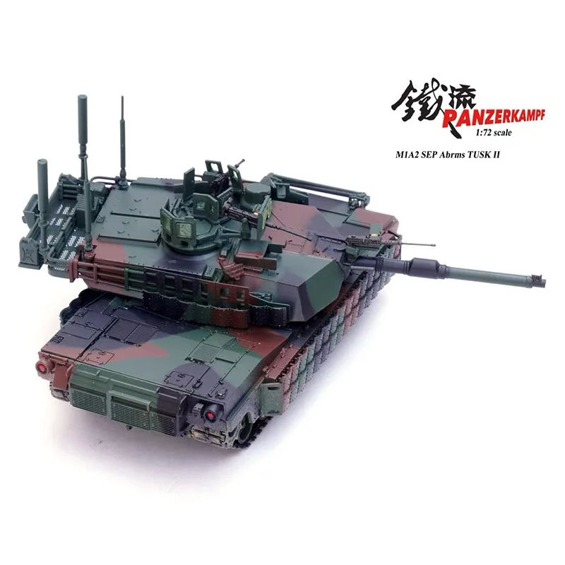 1:72 US M1A2 SEP TUSKII M1 Main Battle Tank Finished Model 12210PB Army Military Collection In Stoc NEW