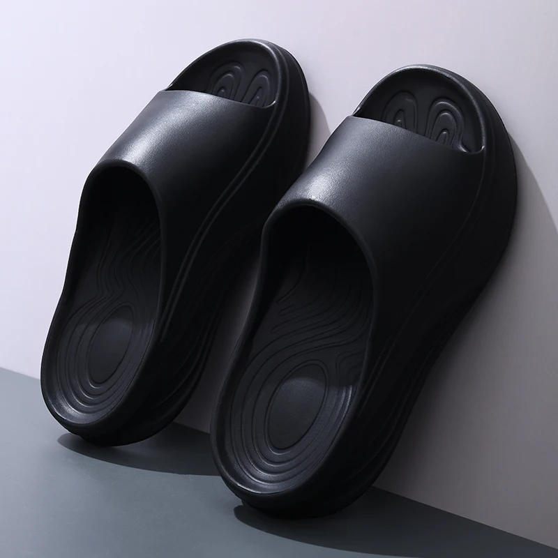 Neue Sommer-Flip-Flops für Herren, Outdoor, dicke Sohle, rutschfest, Sport, trendig, Waten, verschleißfest, Strand-Hausschuhe – Detail 4