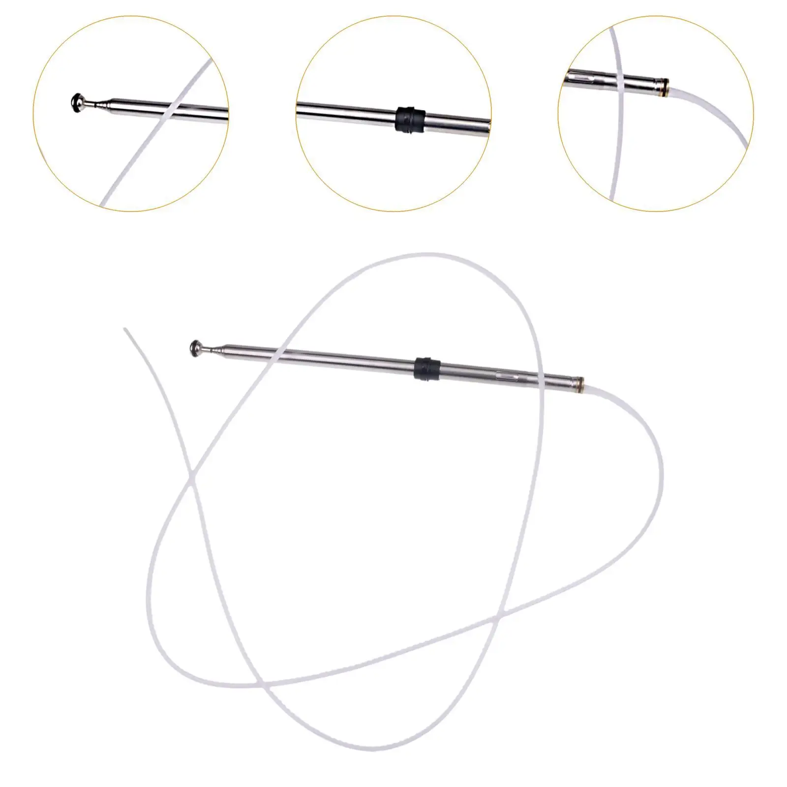 Radio Antenna Mast for Lexus SC300 SC400 1992-2000 Metal Telescopic Replacement 28215-9B000 Car Auto Accessories Durable