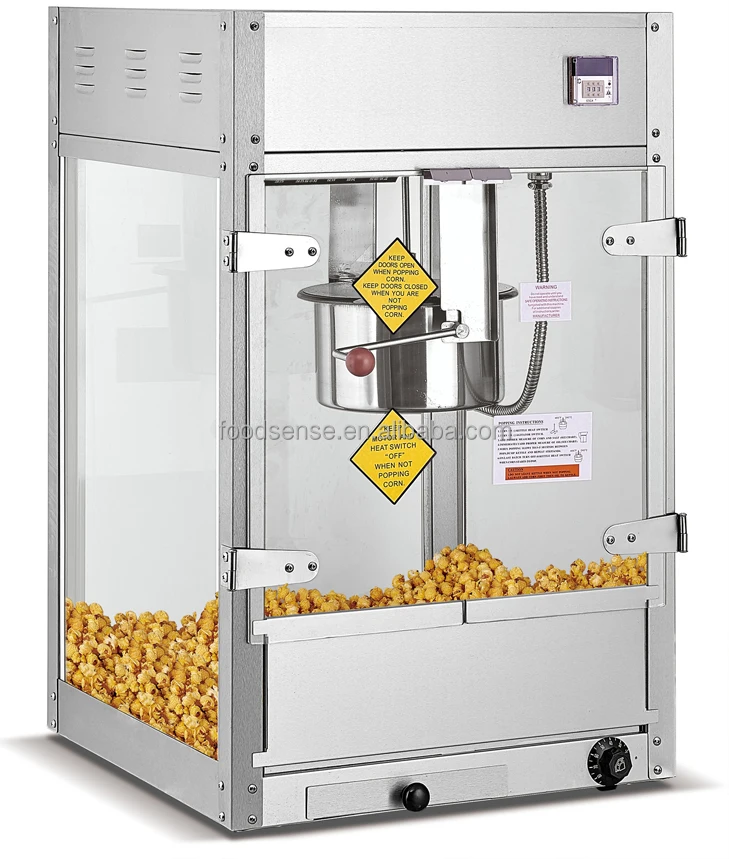 Wholesale Stainless Steel Electric Industrial Popcorn Machine Price With CE Certificate