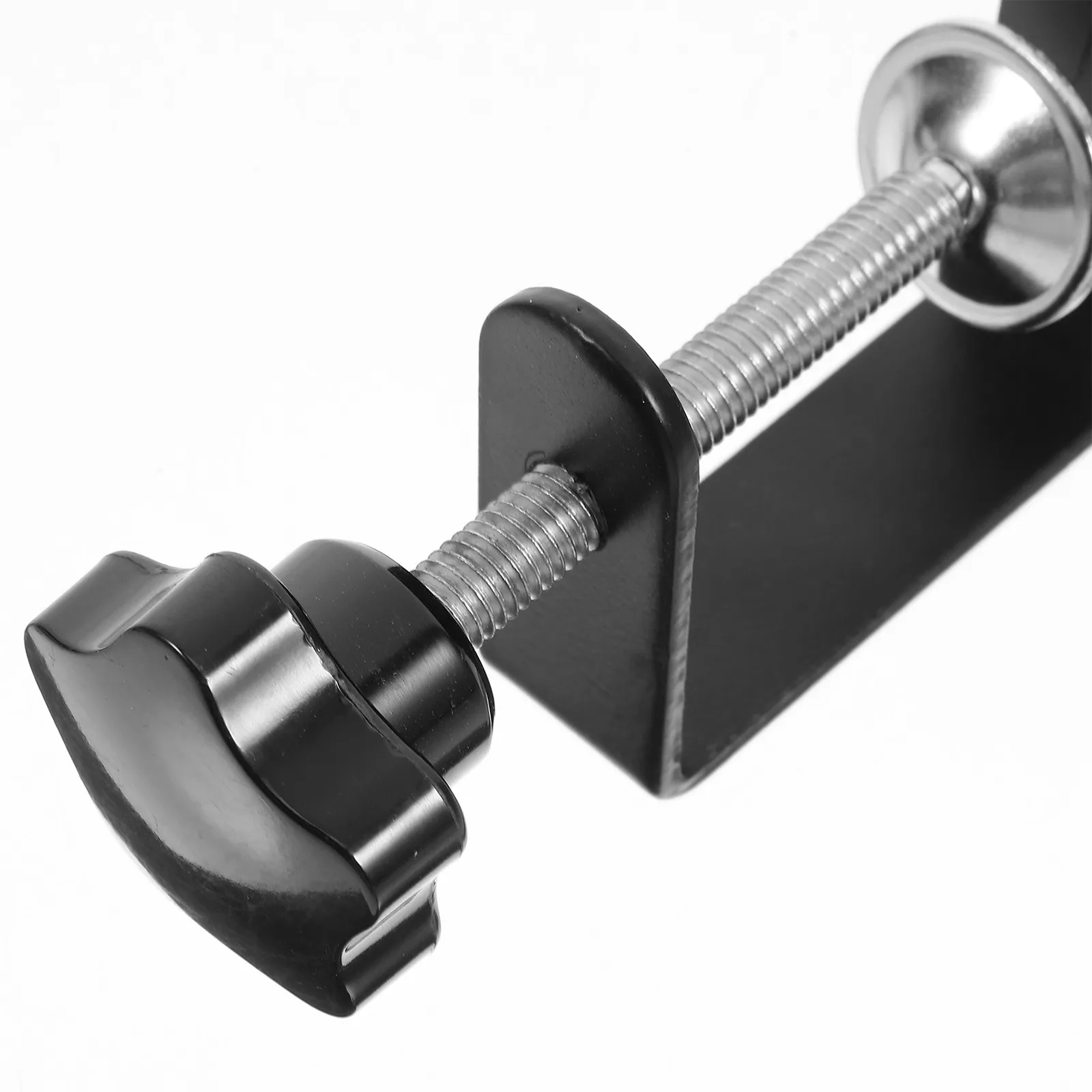 2Pcs Desktop Pegboard Stand Heavy Duty Adjustable C Clamp Brackets for Over Table Rod Tool Organizer Office Craft Supplies