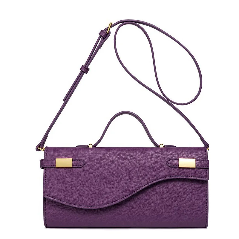 

Fashion 2025 Women's Flip Accordion Tote Bag Luxury Designer Advanced Soft Pu Leather Messenger Bag One Shoulder Bag Envelope Ba