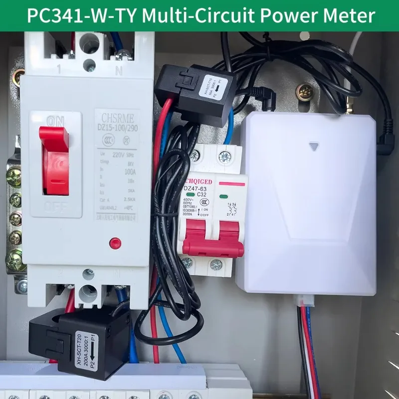 Monitor de energía 2025 Medidor de energía solar Medición de red para el hogar inteligente Monitor de energía Wifi de 5 quilates