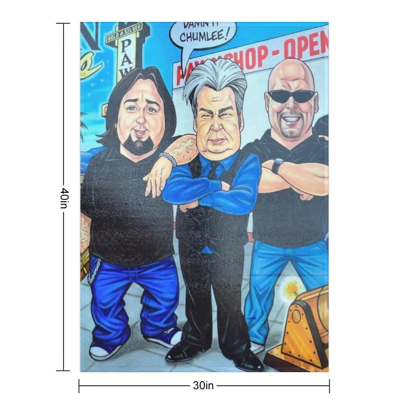 Pawn Stars in Las Vegas Throw Blanket anime Weighted Bed Fashionable Loose Blankets