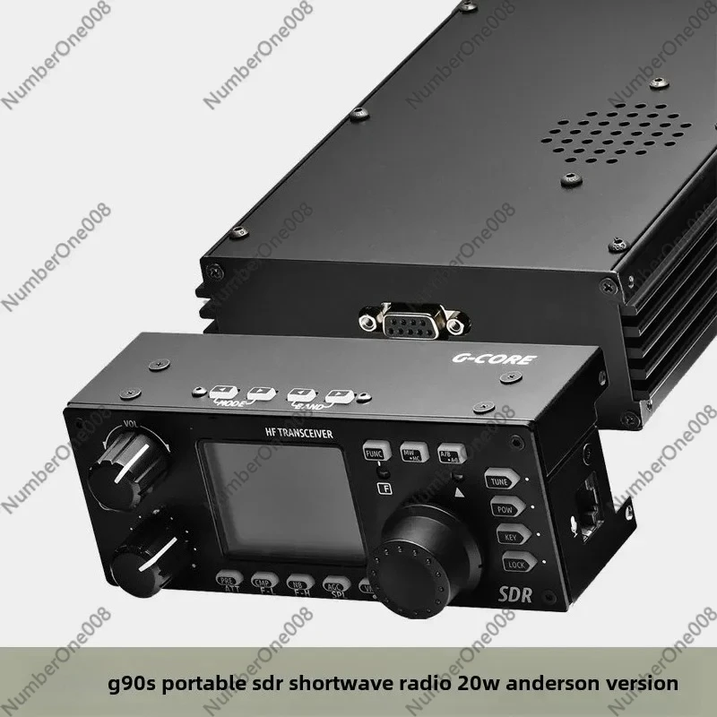 

Портативный всережимный КВ-трансивер G90S/G90N 20W SDR QRP для радиолюбителей, с встроенной антенной и разъемом питания Anderson