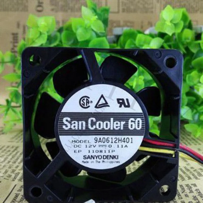 

q+1PCS New for SANYO 9A0612H401 DC12V 0.11A inverter fan