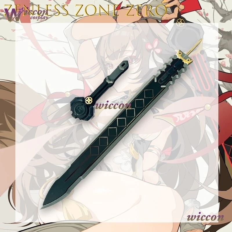 

BAI/ Zenless Zone Zero Ye Shunguang Long Sword Prop Cosplay Weaapon Outfit High Quality Kawaii Cosplay Christmas Party Cos