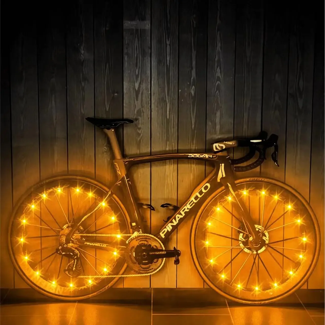 NEW Colorful Rainproof LED Bicycle Wheel Lights Front and Rear Spoke Lights Cycling Decoration Tire Strip Light Accessories