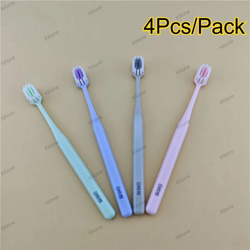 

10PacksToothbrush Wide Brush Head Oral Hygiene Care Adult Soft Bristled Toothbrushes Double Bristle Planting Зубная Щетка