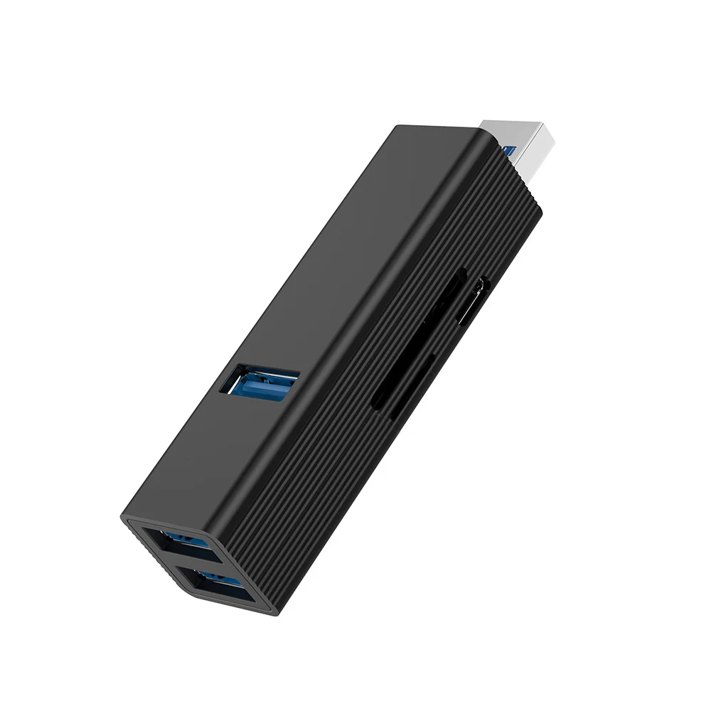 6 in 1 USB3.0 HUB Adapter Extender for Micro SD TF Card Reader Splitter Box USB 2.0 for PC Laptop U Disk USB Type C Hub