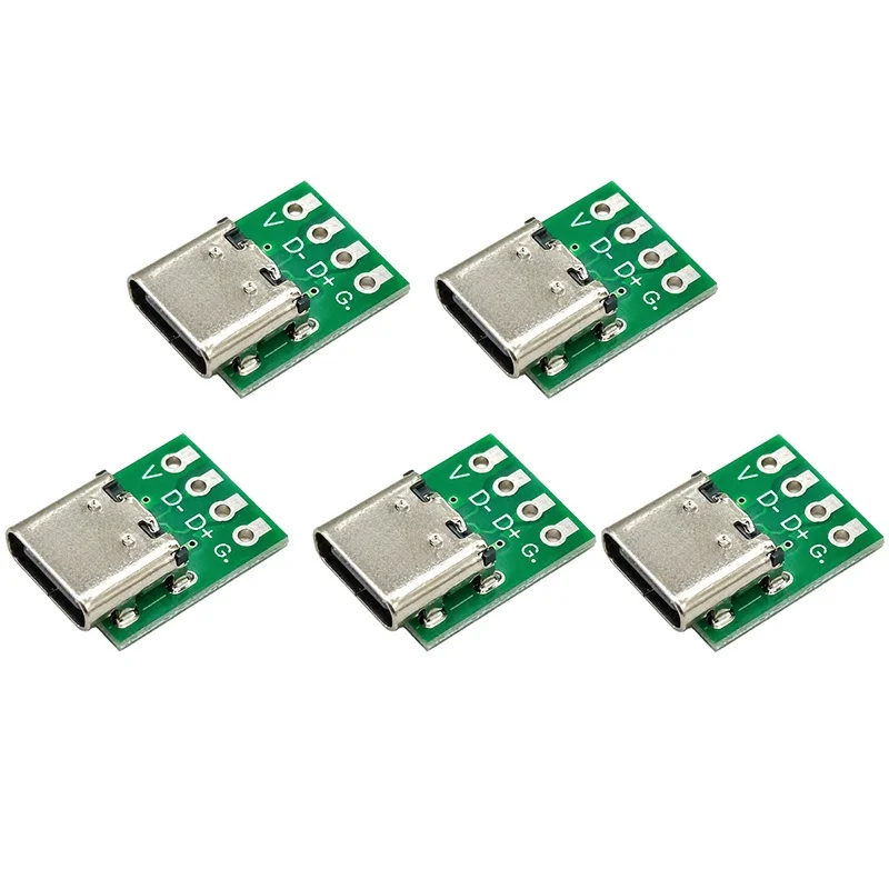 

1/5/10pcs USB 3.1 Type C Test Connector PCB Board Adapter 16 Pin Test Type C Connector Socket For Test Data Line Cable Transfer