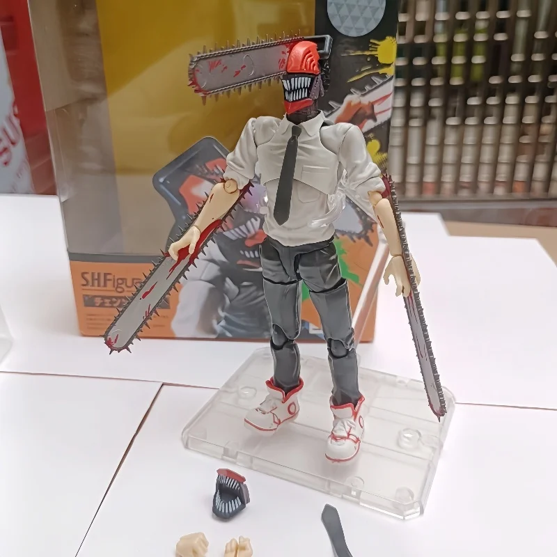 

Bandai Figuarts Chainsaw Man Denji Figma #586 Anime Action Figure PVC Model Movable Collectible Toy Gifts