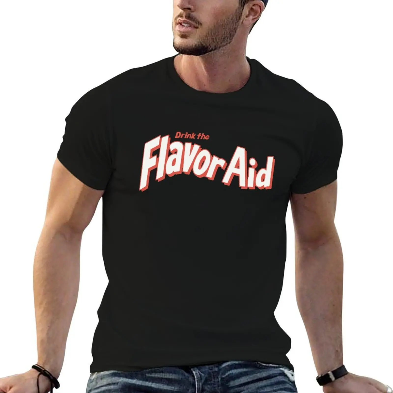 

Drink the flavor aid T-Shirt t shirt man luxury cotton t shirts high quality t shirts for man graphic vintage T-shirt
