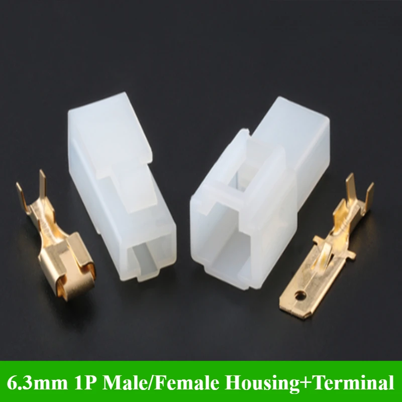 

5/10Sets 6.3mm 1P/2P/3P/4P/6P/8P/9P Pin Automotive Electrical Wire Connector Male Female Cable Terminal Plug Kits for Ebike Car