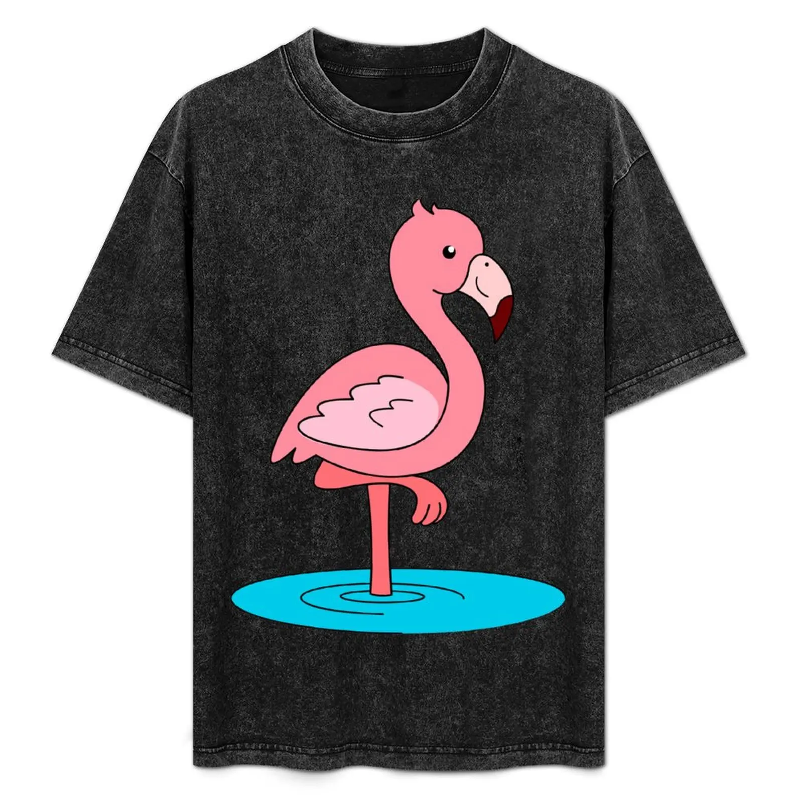 

Flamingo Women Men Kids T-Shirt Casual Graphic Print Tee