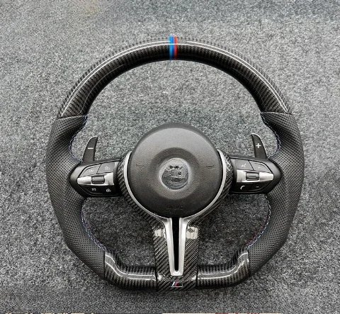 Carbon Braze M Performance F20 F22 F30 F32 F10 F12 F07 F01 for bmws Steering wheel with shift paddles car accessories