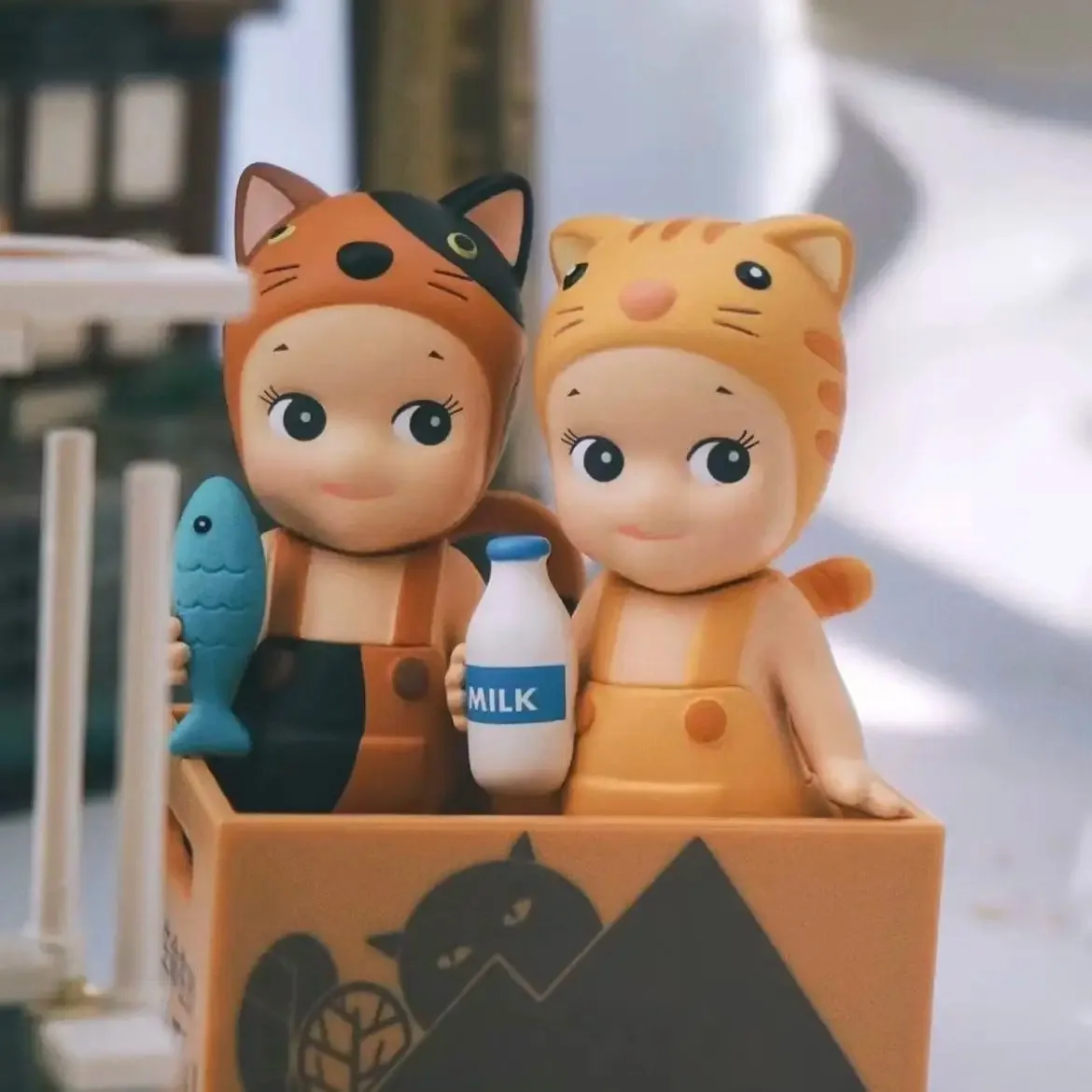 @ซันนี่แองเจิล ซีรีส์สัตว์ กล่องสุ่ม และ ซีรีส์ชีวิตแมว ตุ๊กตาตกแต่งรถยนต์ โทรศัพท์มือถือ ของเล่นเด็ก ของขวัญ