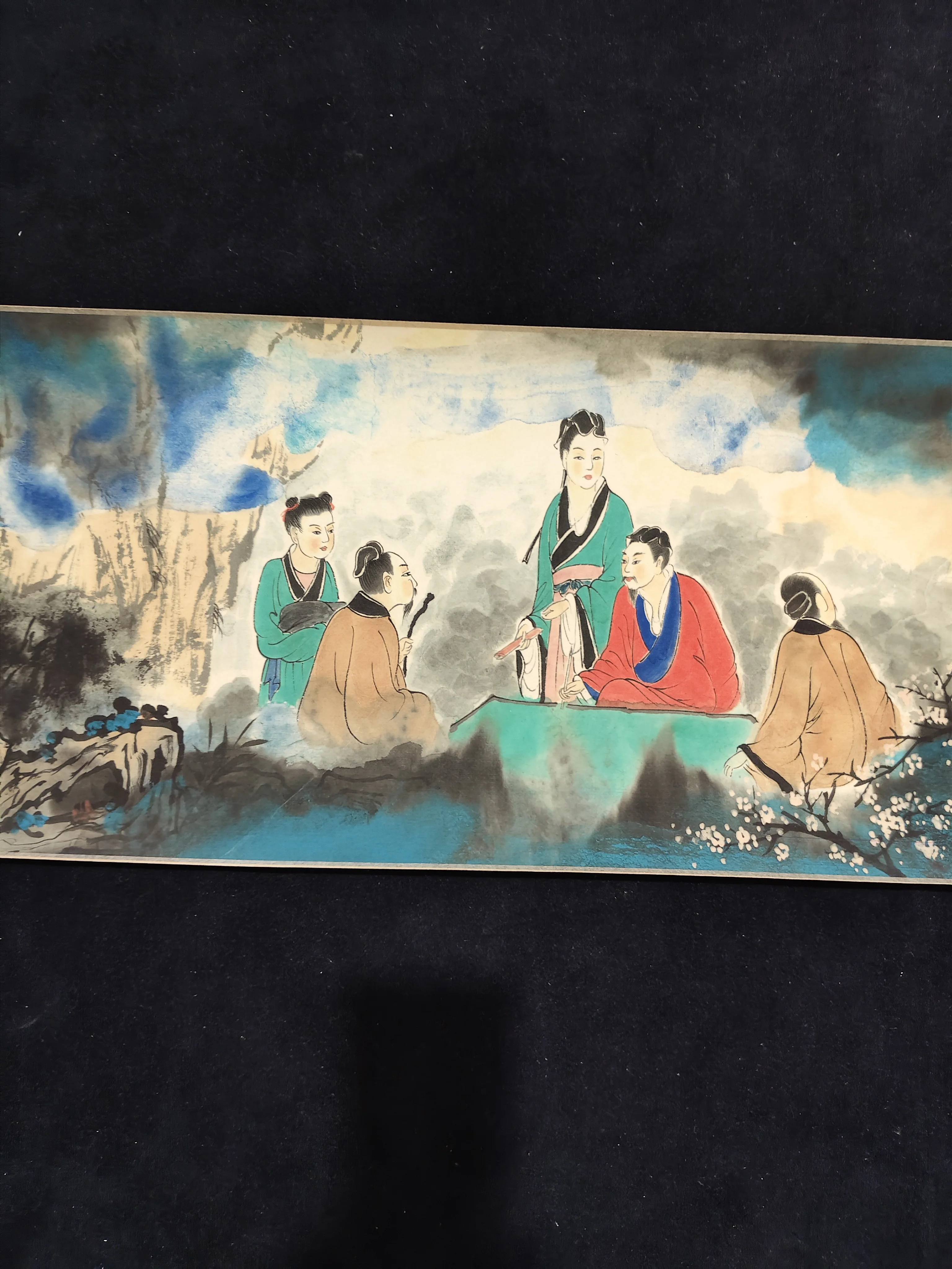 Hand-painted Chinese paintings, Handscroll painting 