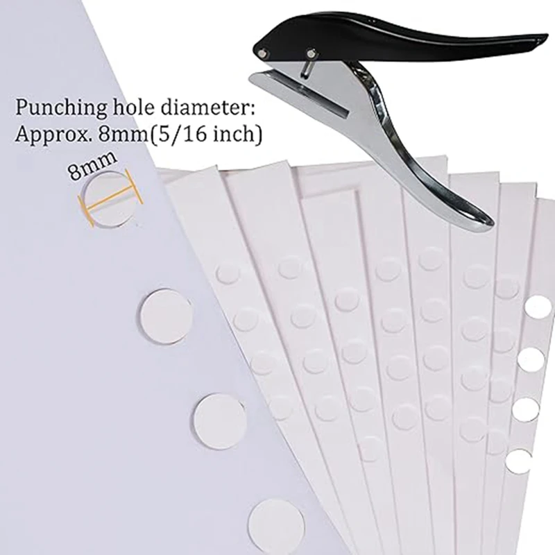 Best Heavy Duty Single Hole Punch For Paper Card Plastic Cardboard Punching Screw Eye Cover Pliers 8Mm