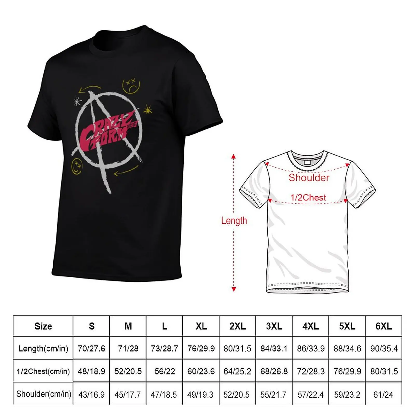 ATEEZ - Crazy Form Kpop Merch for Fans Gift for ATINY T-Shirt summer tops tops mens t shirts top quality